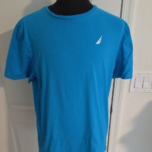 Nautica Men's Teal Short Sleeve Tee